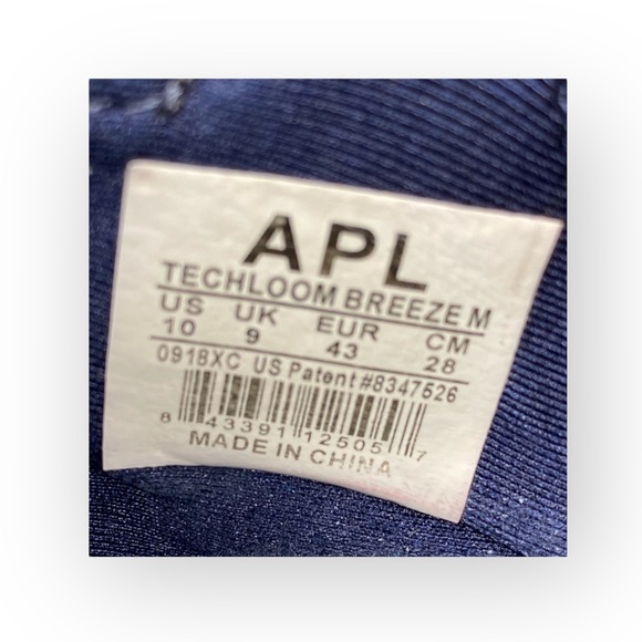 APL 𖤐 Techloom Breeze Knit Running Sneakers 𖤐 Navy White Melange 𖤐 11.5M 43 - Picture 14 of 16